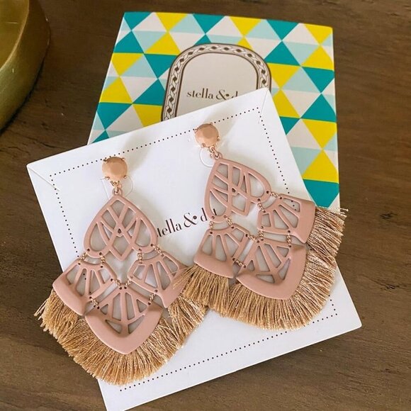 Stella & Dot Alexandria Chandelier BLUSH NWT - Picture 6 of 6